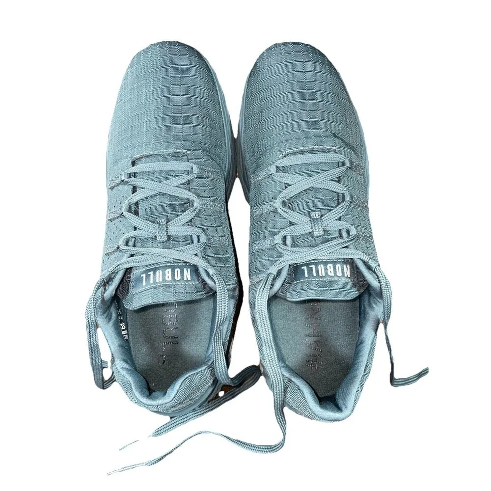 NOBULL Allday Ripstop Runner Shoes Men’s 7 Women’s 8.5 Green Slate Gum Soles